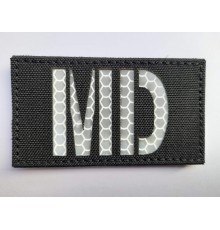 Нашивка светоотражающая MD Reflective Black