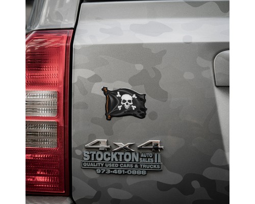 M-TAC НАКЛЕЙКА ВЕСЕЛИЙ РОДЖЕР BLACK