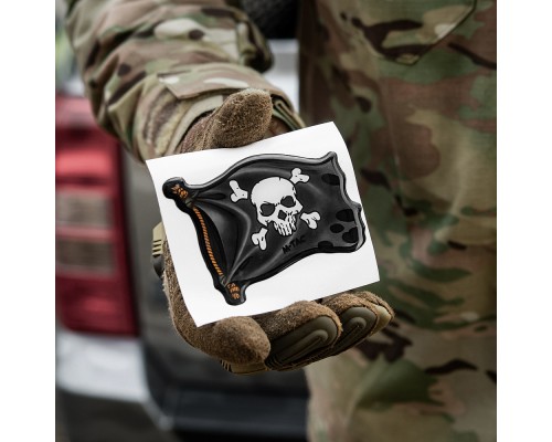 M-TAC НАКЛЕЙКА ВЕСЕЛИЙ РОДЖЕР BLACK