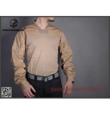 Тактическая рубашка EmersonGear Arc Style LEAF Talos LT Halfshell Coyote Brown