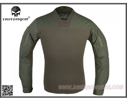 Тактическая рубашка EmersonGear Arc Style LEAF Talos LT Halfshell Olive