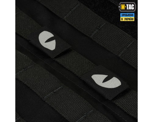M-TAC НАШИВКА TIGER EYES LASER CUT (ПАРА) REFLECTIVE BLACK