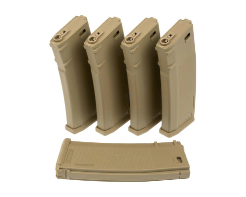 Комплект магазинов Specna Arms set of 5 125rds S-Mag Magazine for M4 AEG - Tan