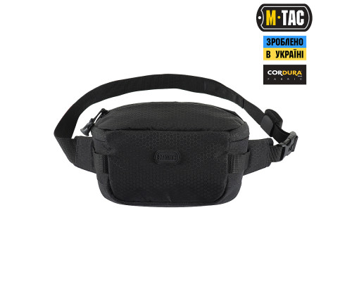 M-TAC СУМКА TACTICAL WAIST BAG ELITE HEX BLACK