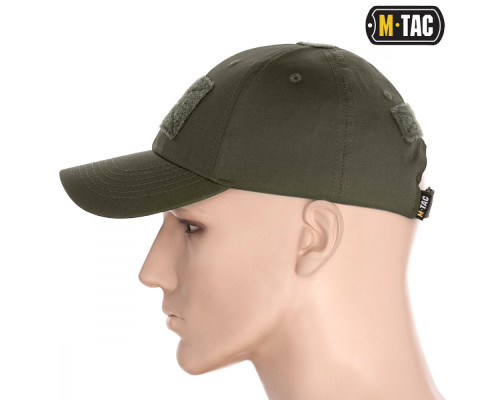 M-TAC БЕЙСБОЛКА С ЛИПУЧКОЙ FLEX РИП-СТОП ARMY OLIVE