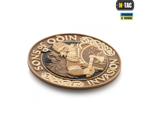 M-TAC НАШИВКА SONS OF ODIN 3D ПВХ КОЙОТ
