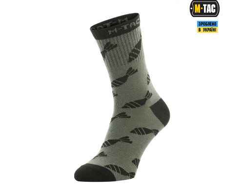M-TAC НОСКИ ЛЕГКИЕ MK.3 MORTAR BOMBS OLIVE