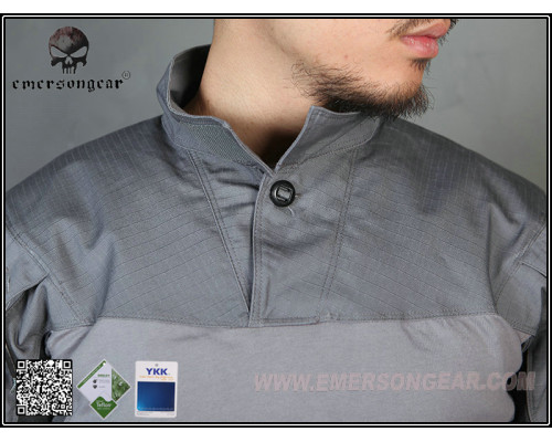 Тактическая рубашка EmersonGear Assault Shrits Wolf Grey