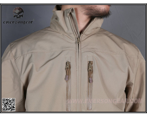 Куртка EmersonGear SoftShell Windbreaker Jacket Khaki