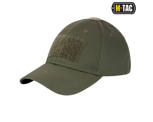 M-TAC БЕЙСБОЛКА С ЛИПУЧКОЙ FLEX РИП-СТОП ARMY OLIVE