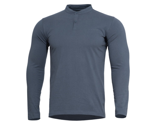 Рубашка ROMEO 2.0 HENLEY SHIRT Charcoal Blue