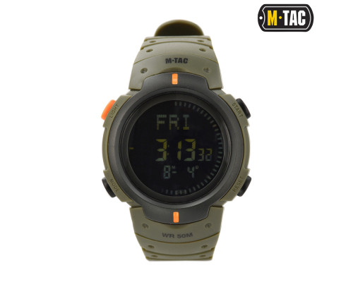 M-TAC ЧАСЫ ТАКТИЧЕСКИЕ С КОМПАСОМ ОЛИВА