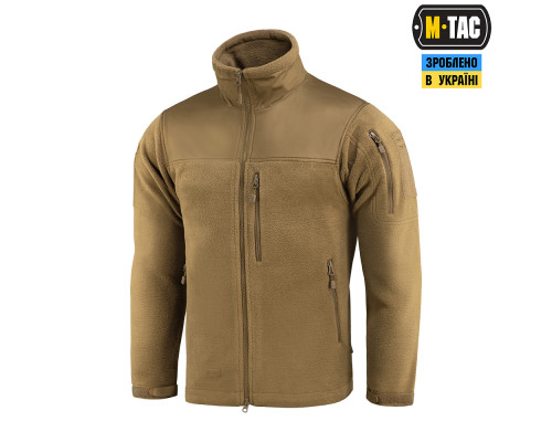 M-TAC КУРТКА ALPHA MICROFLEECE GEN.II COYOTE BROWN