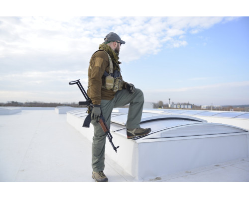 КОФТА ALPHA TACTICAL JACKET - GRID FLEECE COYOTE