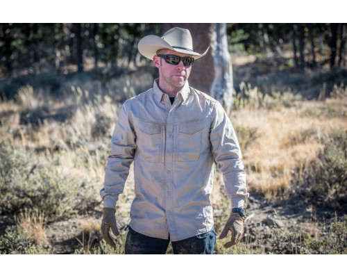Рубашка DEFENDER Mk2 Shirt long sleeve® - PolyCotton Ripstop - Khaki