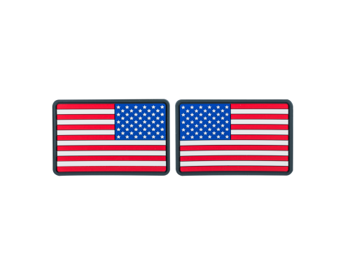 USA Small Flag (set - 2pcs.) - PVC - True Colors