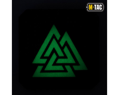 M-TAC НАШИВКА ВАЛЬКНУТ LASER CUT BLACK/GID