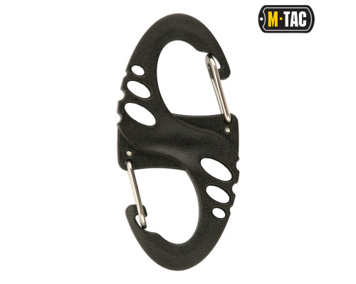 M-TAC КАРАБИН S-HOOK ПЛАСТИКОВЫЙ BLACK