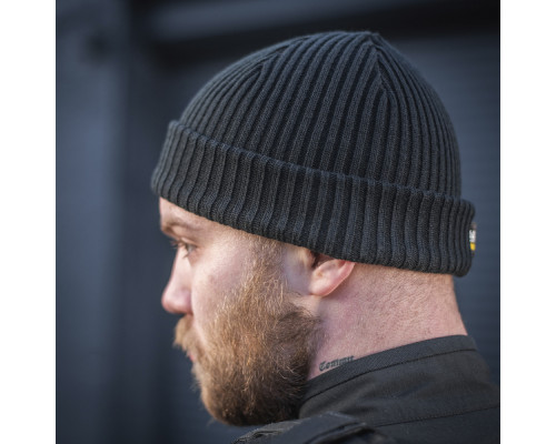 M-TAC ШАПКА ВЯЗАНАЯ 100% АКРИЛ BLACK