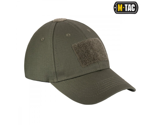 M-TAC БЕЙСБОЛКА С ЛИПУЧКОЙ FLEX РИП-СТОП ARMY OLIVE