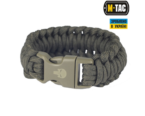 M-TAC БРАСЛЕТ ПАРАКОРД КАРАТЕЛЬ 2 ОЛИВА