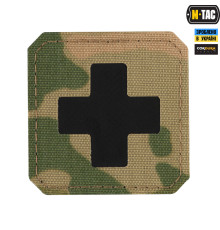 M-TAC НАШИВКА MEDIC CROSS LASER CUT MULTICAMBLACK