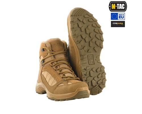 Тактические демисезонные ботинки M-TAC Coyote