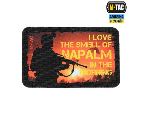 M-TAC НАШИВКА SMELL OF NAPALM BLACK