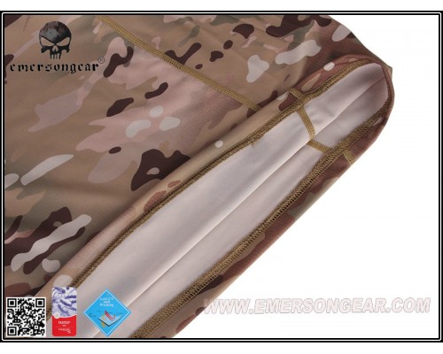 Футболка EMERSON Skin Tight Base Layer Camo Running Shirt Multicam