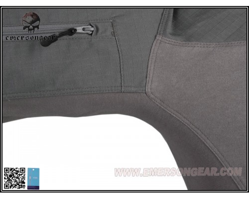 Тактическая рубашка EmersonGear Arc Style LEAF Talos LT Halfshell Wolf Grey