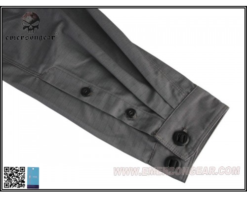 Тактическая рубашка EmersonGear Arc Style LEAF Talos LT Halfshell Wolf Grey