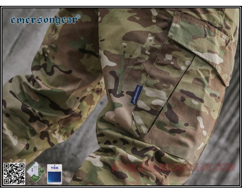 Тактические штаны Emersongear Blue Label Ergonomic Fit Long Multicam