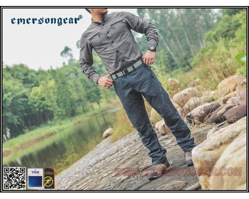 Тактическая рубашка Emersongear Blue Lable Defender Tac-Shirt Gray