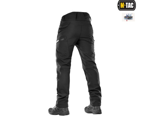 M-TAC БРЮКИ SOFT SHELL WINTER BLACK
