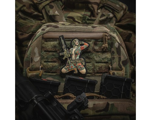 M-TAC НАШИВКА TACTICAL GIRL №1 ЯКУДЗА PVC MC