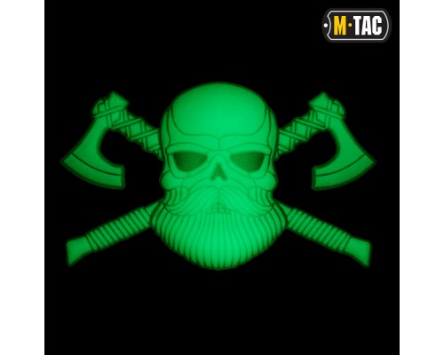 M-TAC НАШИВКА BEARDED SKULL 3D ПВХ BLACKСВЕТОНАКОПИТЕЛЬ