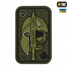 M-TAC НАШИВКА MOLON LABE ACE 3D PVC OLIVE