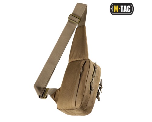 M-TAC СУМКА-КОБУРА НАПЛЕЧНАЯ С ЛИПУЧКОЙ COYOTE
