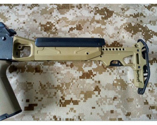 Фиксированный приклад для АК CRC 5002/9035 Cerakote Coated Coyote Tan, Armor Black, Forest Green