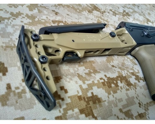 Фиксированный приклад для АК CRC 5002/9035 Cerakote Coated Coyote Tan, Armor Black, Forest Green