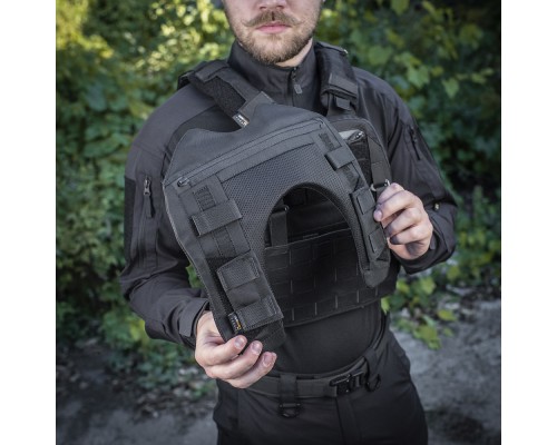 M-TAC ДЕМПФЕР ПЛЕЧЕВОЙ ДЛЯ ПЛИТОНОСКИ CUIRASS QRS BLACK
