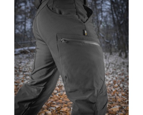 M-TAC БРЮКИ SOFT SHELL WINTER BLACK