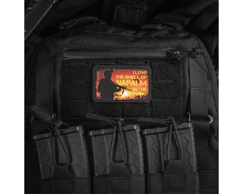 M-TAC НАШИВКА SMELL OF NAPALM BLACK