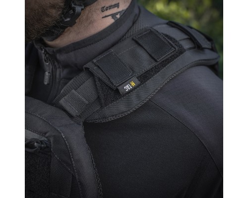 M-TAC ДЕМПФЕР ПЛЕЧЕВОЙ ДЛЯ ПЛИТОНОСКИ CUIRASS QRS BLACK