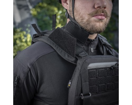 M-TAC ДЕМПФЕР ПЛЕЧЕВОЙ ДЛЯ ПЛИТОНОСКИ CUIRASS QRS BLACK
