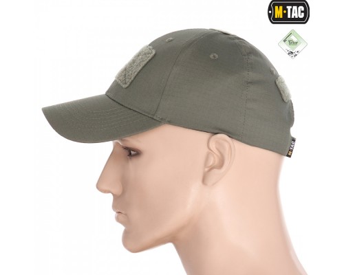 M-TAC БЕЙСБОЛКА С ЛИПУЧКОЙ FLEX РИП-СТОП FOLIAGE GREEN