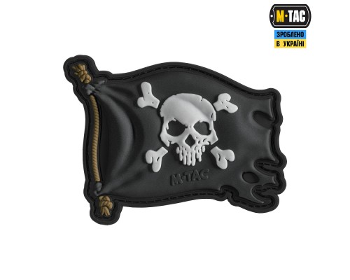 M-TAC НАШИВКА ВЕСЕЛИЙ РОДЖЕР PVC BLACK