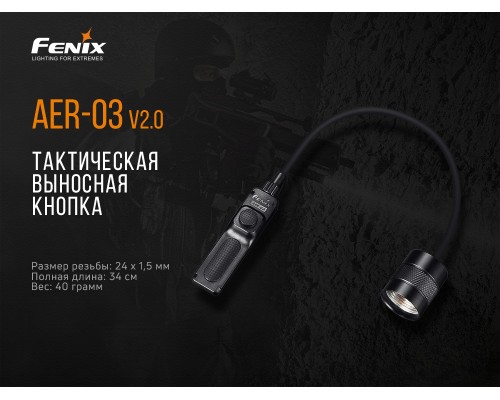 Выносная тактическая кнопка Fenix AER-03 V2.0