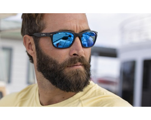 Очки WILEY X WX HELIX Lenses: CAPTIVATE™ Polarized Blue Mirror