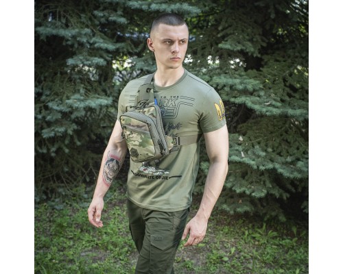 M-TAC СУМКА SLING PISTOL BAG ELITE HEX MULTICAM/RANGER GREEN